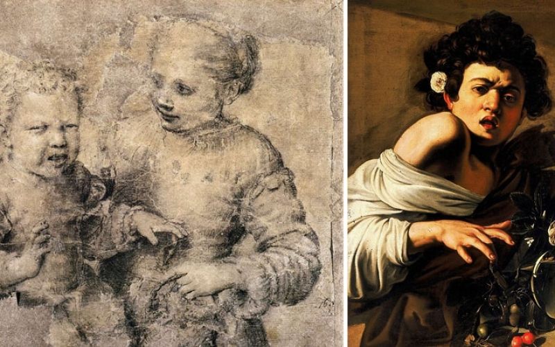 Sofonisba Anguissola e Caravaggio a confronto